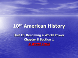 10th American History - Waverly