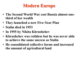 Modern Europe