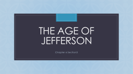 The Age of Jefferson - Edmonds School District