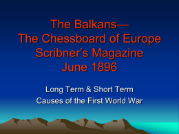 The Balkans - Spring Branch ISD