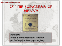 Day 6 7.5 Congress of Viennax - Mr