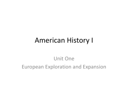 American History I - The Official Site - Varsity.com