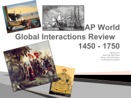 WHAP 1450-1750 Wood PPT Review