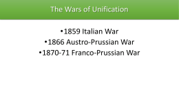 Unification wars powerpoint