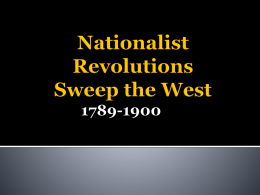 Nationalist Revolutions PPTx