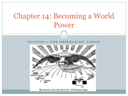 Chapter 14: Becoming a World Power