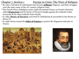 Chapter 7, Section 1 The Age of Absolutism