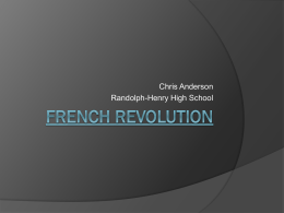 French Revolution 2012 power point combined