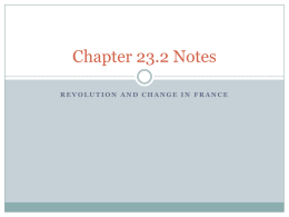 Chapter 23.2 Notes