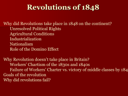 Revolutions of 1848 - roadrunner-APEH