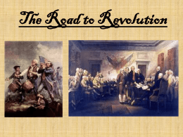 Chapter 7- The Road to Revolutionx