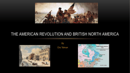 The American Revolution and British North America