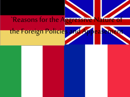 Peace Settlement-Italy