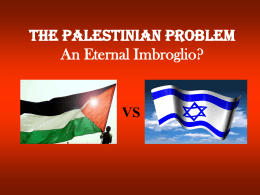 the palestinian problem