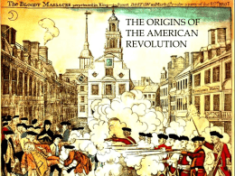 The Origins of the American REvolution - fchs
