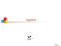 Applets - CIS @ UPenn