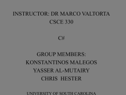 Malegos, Al-Mutairi, Hester: C# (PowerPoint)