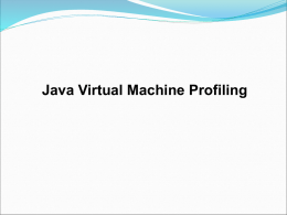 Profiling - Java.net