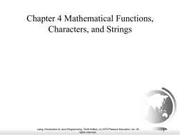 Chapter 2 Primitive Data Type and Operations