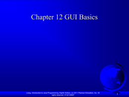 chapter GUI Basic