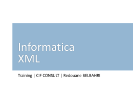 CIF – Informatica XML Validation