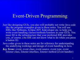 Event-Driven Programming ()