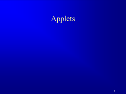 Applets ()