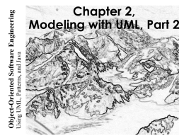 Modeling with UML: Basic Notations II