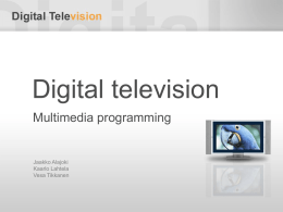 Digital television - TKK