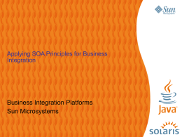 Applying SOA Principles for Business Integration