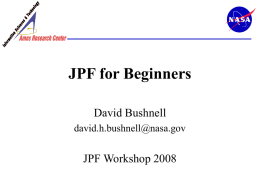 JPF for Beginners - Java PathFinder