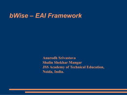 bWise – EAI Framework