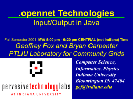 Simple I/O in Java - Indiana University