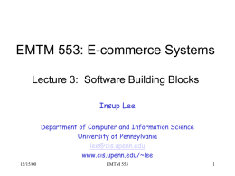 E-commerce systems