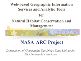 NASA ARC Project - San Diego State University