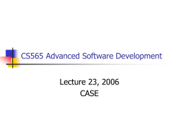 CS556 Large Scale Software Development
