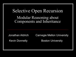 Open Modules: Reconciling Aspects and Modularity