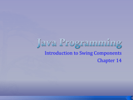 Java Programming - Dalton State College