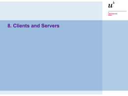 10. Clients and Servers