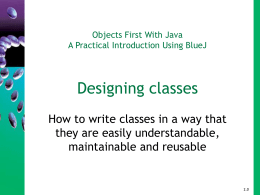 Objects First With Java - Chapter 7