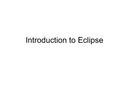 Instructions to use Eclipse