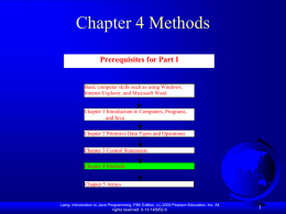 Chapter 4 Methods - New Jersey Institute of Technology