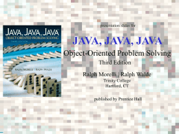Java, Java, Java