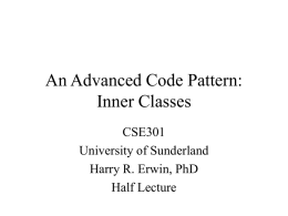 Sample Code - University of Sunderland