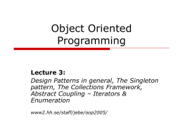 Object Oriented Programming LP3 2004