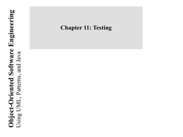 Lecture 1 for Chapter 9, Testing
