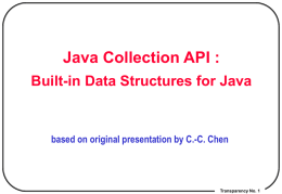 Java Collection : Built-in Data Structures for Java