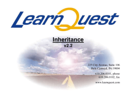 Inheritance and Casting