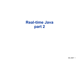 Real time Java