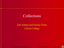 04.Collections - Calvin College